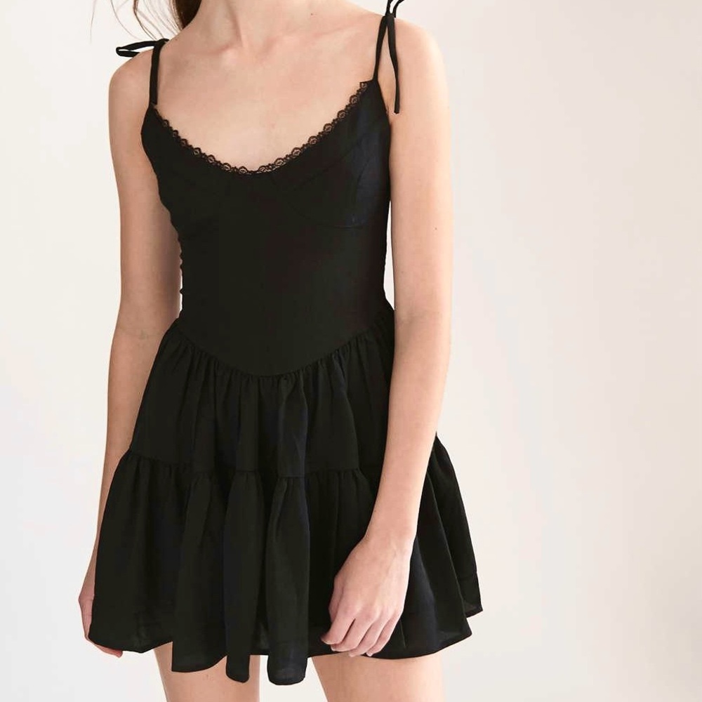 Tiger Mist Dolls Kill Bijou Dress Black Small